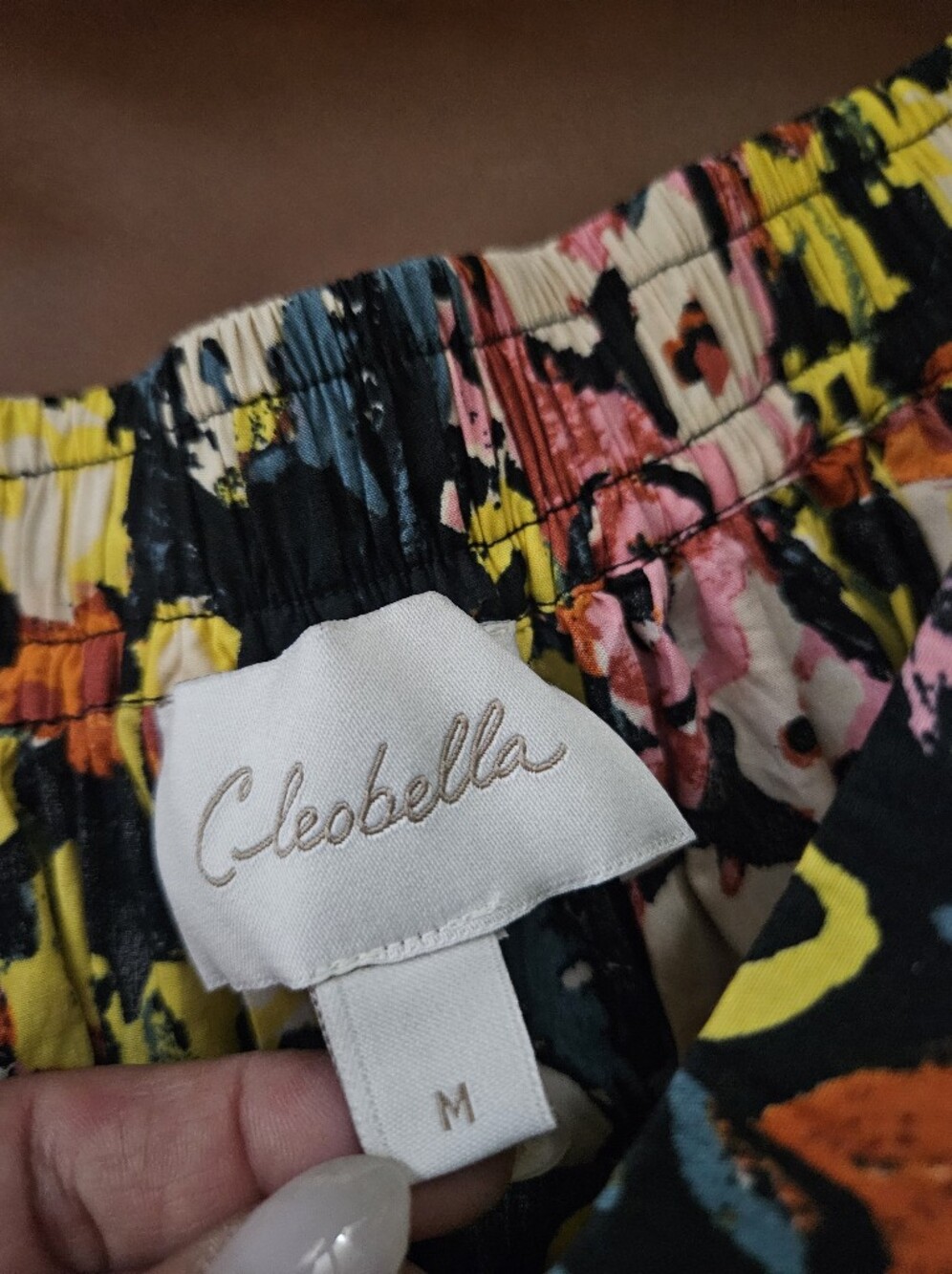 Cleobella Multicolor Floral Tiered Ruffle Maxi Skirt Size Medium - Picture 2 of 7